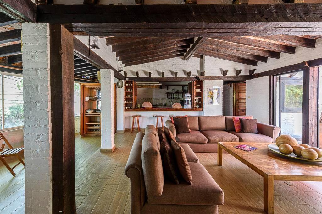 Agradable Cuarto De Hostal Sobre El Centro, Valle Valle de Bravo Luaran gambar